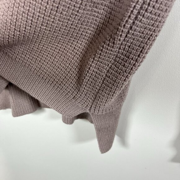 Aritzia x Wilfred Free Sweater Women Small Purple Pink Wool Cropped Italian Yarn - Picture 6 of 6